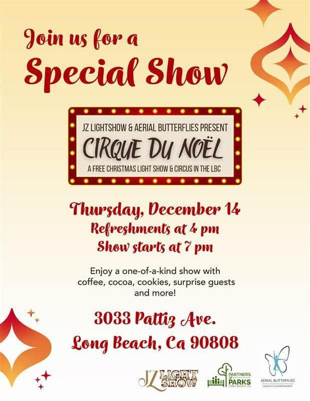 2023 poster for the Starbucks Holiday Cheermakers special show featuring Christina Milian, December 14 (past season)